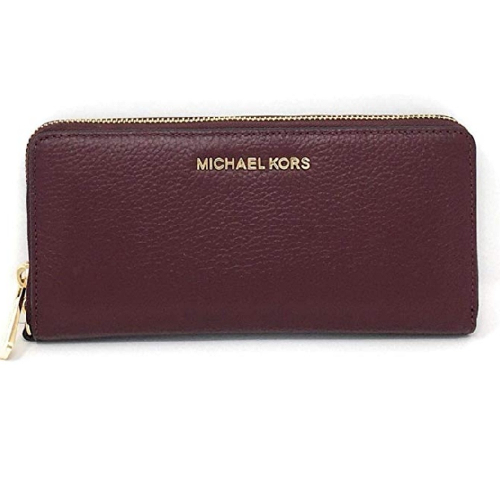 Michael Kors leather red wallet